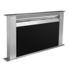 Beautiful designer stainless steel frame with glass centre panel