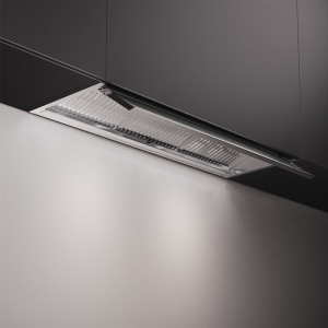 85cm Canopy Hood With Glass Visor - Stainless Steel