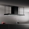 120cm or 150cm kitchen island extractor matt black