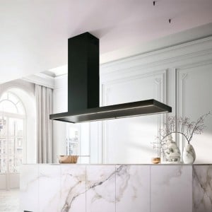 Arezzo - 150cm Island Cooker Hood - Black 