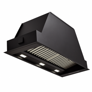 85cm Professional Canopy Cooker Hood Extractor - Black