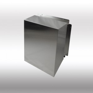 Wall mounted external cooker hood motor unit stainless steel