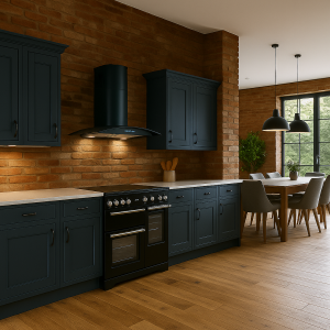 60cm Curved Glass Kitchen extractor Anthracite Grey