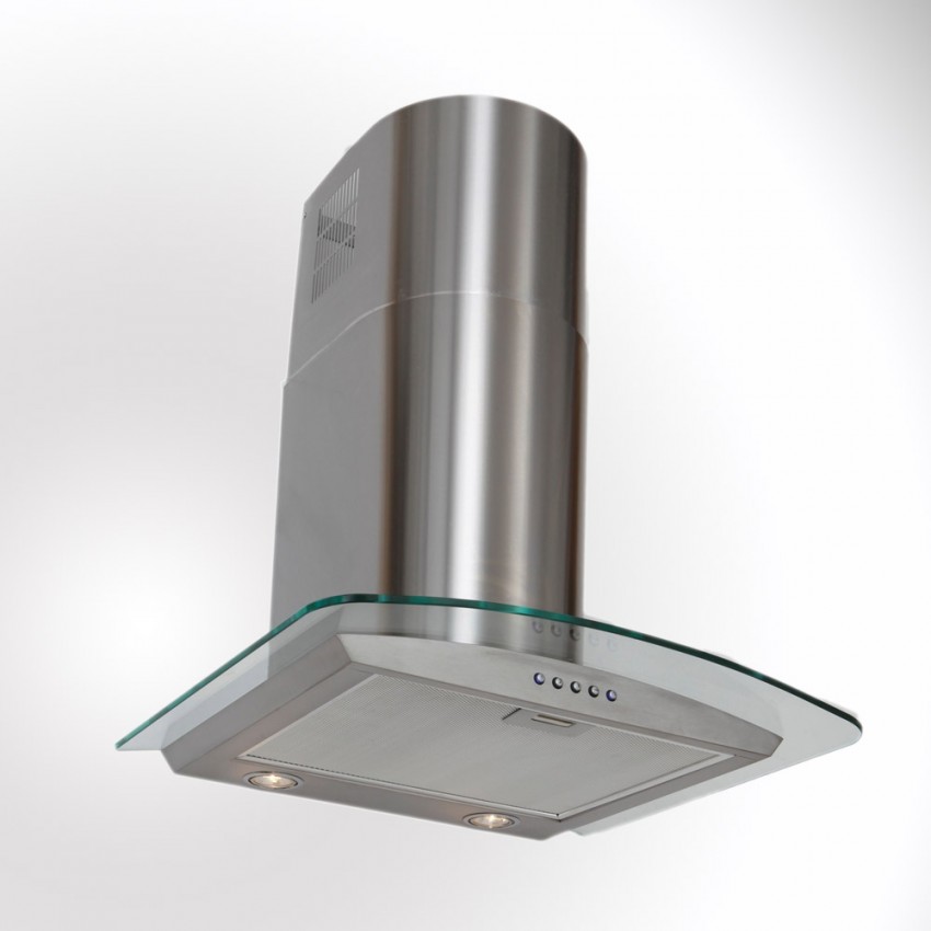 Replacement Telescopic Chimney Section for Curved Glass Wall Hoods