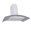 110cm Curved Glass Cooker Hood White
