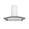 70cm Curved Glass Cooker Hood - White