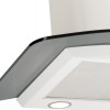 70cm Curved Glass Cooker Hood - White