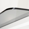 80cm Curved Glass Cooker Hood - White