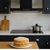 Flat Black Kitchen Extractor