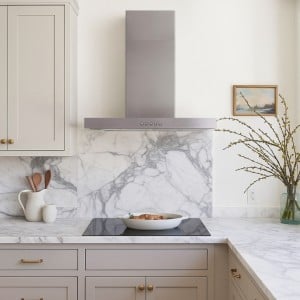 60cm Flat Cooker Hood - Stainless Steel