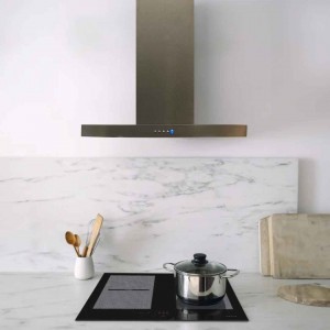 60cm Flat Cooker Hood - Stainless Steel & 60cm Lusso Induction Hob Bundle 