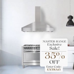 120cm Master Range Cooker Hood - Stainless Steel