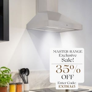 60cm Master Range Cooker Hood - Stainless Steel