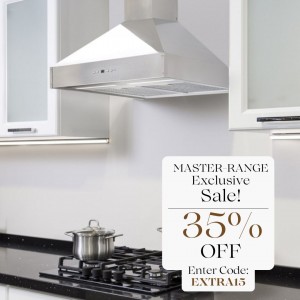 70cm Master Range Cooker Hood - Stainless Steel