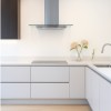 90cm Straight Glass Cooker Hood - Stainless Steel