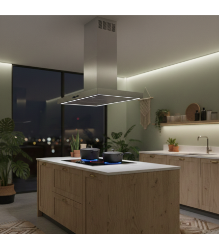 Caporra - Designer Island Cooker Hood - Options