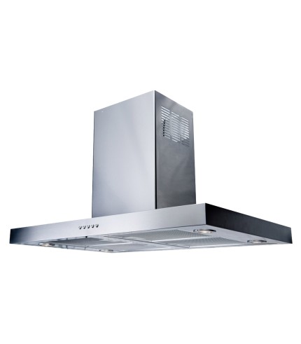T Shape - Flat Island Cooker Hood - Options