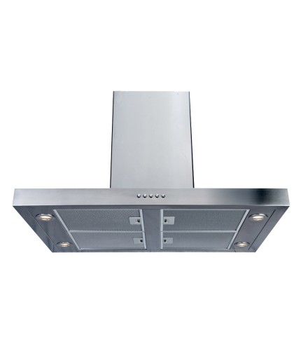 T Shape - Flat Island Cooker Hood - Options
