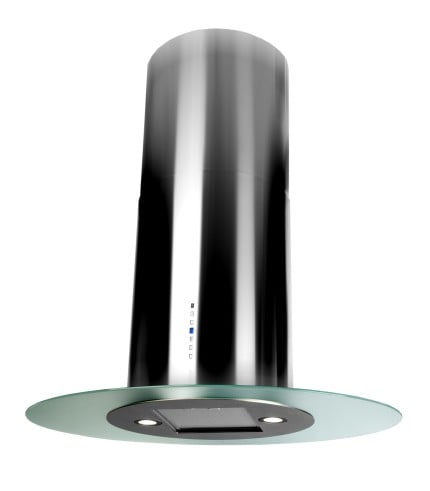 Oval - 90cm Island Cooker Hood