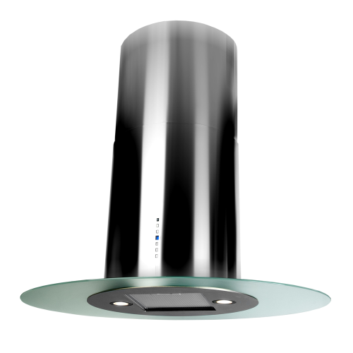 Oval - 90cm Island Cooker Hood