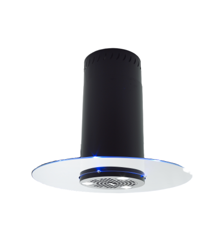Round Glass - Island Cooker Hood - Options