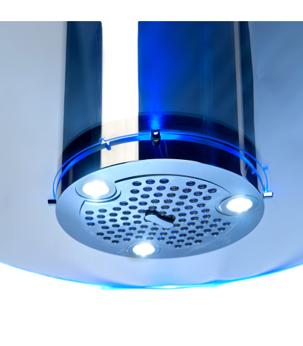 Round Glass - Island Cooker Hood