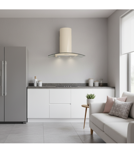 Curved Glass Wall Hood - Options