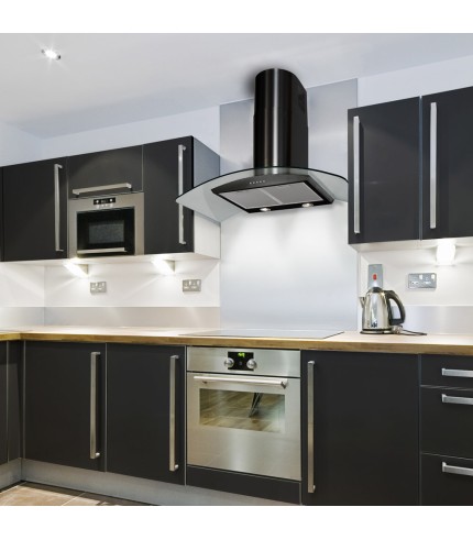 Curved Glass Wall Hood - Options