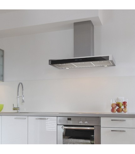 T-Line - Glass Front T-Shape Wall Hood - Options
