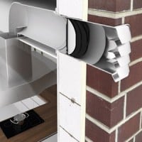 New Airtight in-line Backdraft Vent