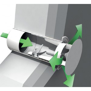 Automatic Airtight Wall Vent - 150mm
