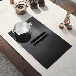 83cm Downdraft Extractor with Built-In Induction Hob