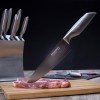 Knife & Block Set in Stainless Steel