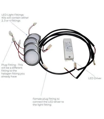 Cooker Hood LED Light Conversion Kits