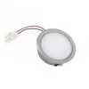 Brushed Steel Round LED 