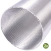 Single layer aluminium flexible duct with a 4mm corrugation depth