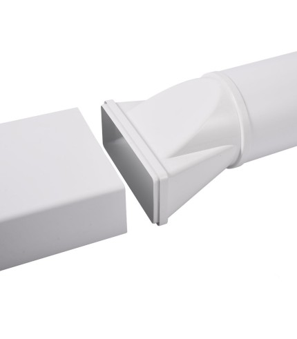 150mm x 70mm (5") Flat Ducting Pipe 1 Metre