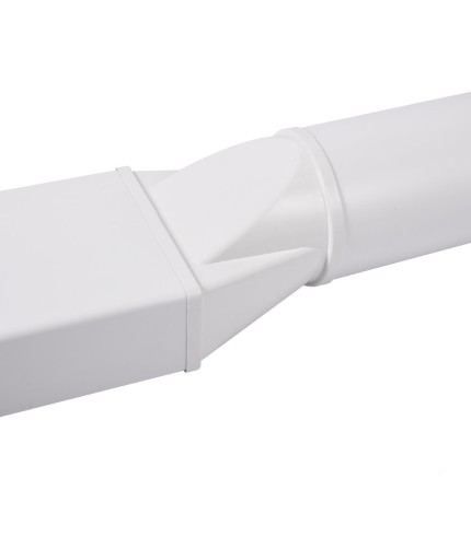 220mm x 90mm (6") Flat Ducting Pipe 1 Metre