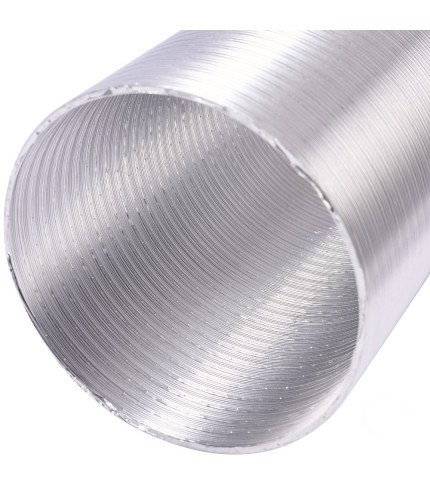 125mm (5") Aluminium Semi Rigid Hose 1.5 Metres