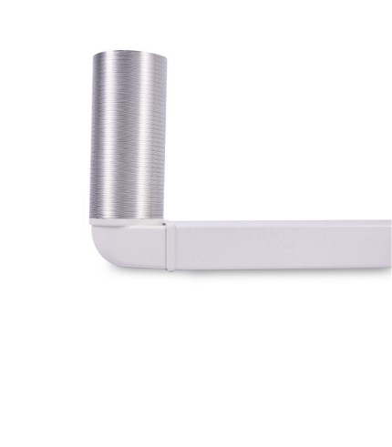 125mm (5") Aluminium Semi Rigid Hose 1.5 Metres