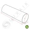 Round cooker hood ducting pipe 100mm