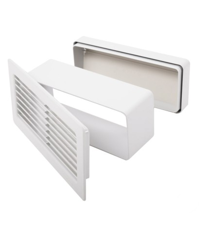 Rectangular Louvred Wall Vent - Options