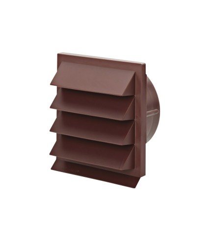 Louvred External Wall Vents - Various Colours