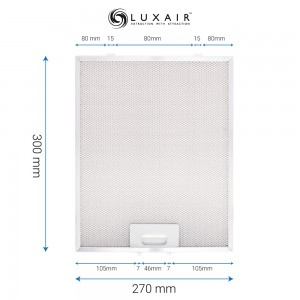 Metal Grease Filter 270mm x 300mm