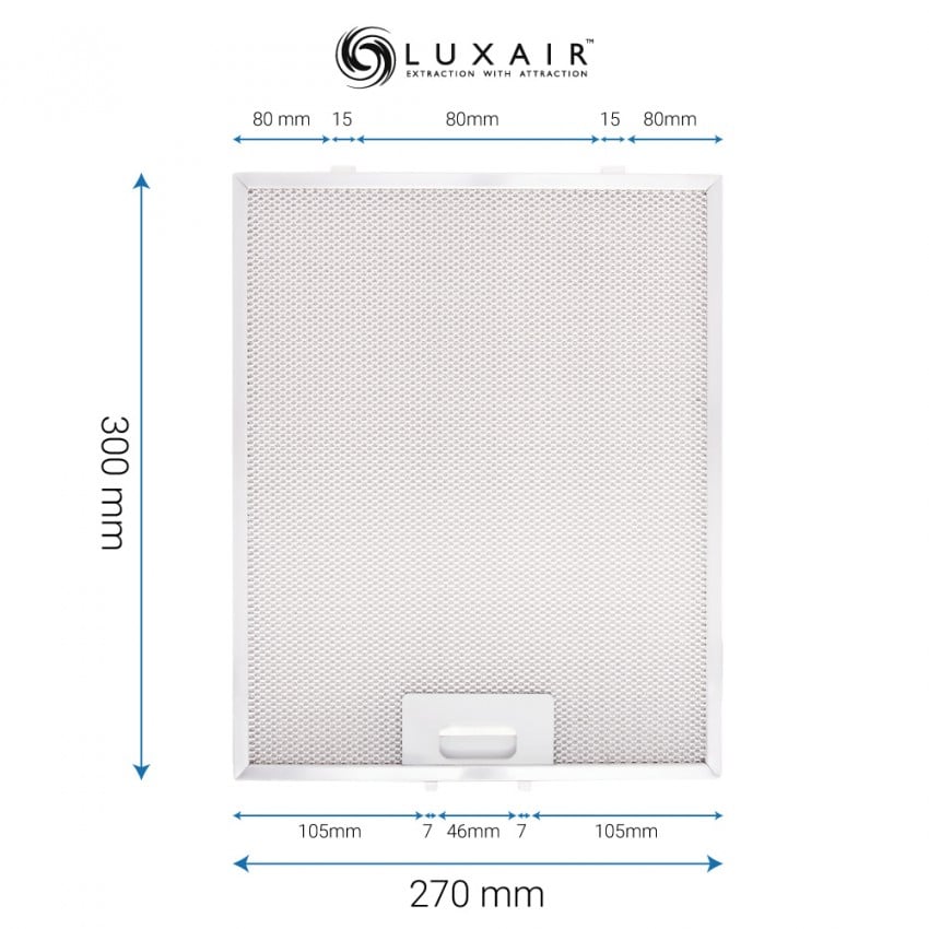 Metal Grease Filter 270mm x 300mm