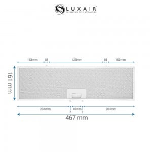 Metal Grease Filter 467mm x 161mm