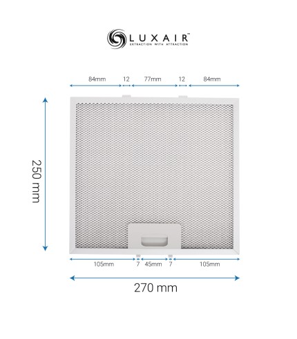 Metal Grease Filter 250mm x 270mm
