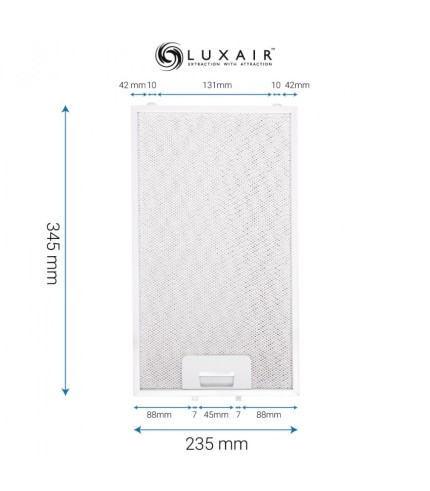 Metal Grease Filter 345mm x 235mm