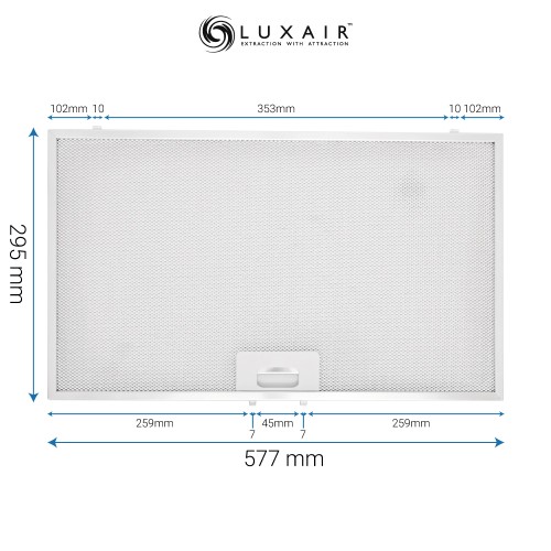 Metal Grease Filter 577mm x 295mm