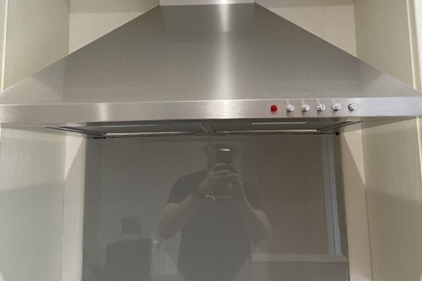 60cm Pyramid Cooker Hood - Black